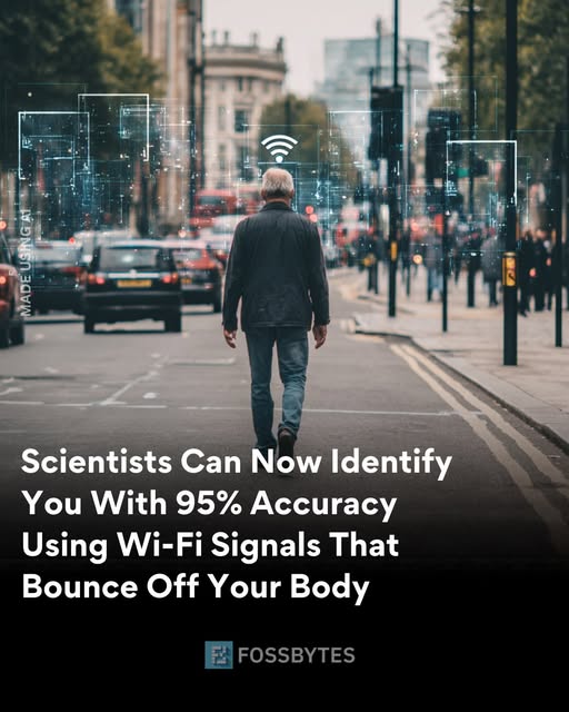 DailyHemo's tweet image. Researchers  at La Sapienza University of Rome have developed “WhoFi,” a system that  can identify and track individuals using Wi-Fi signals bouncing off  their bodies with 95.5% accuracy.