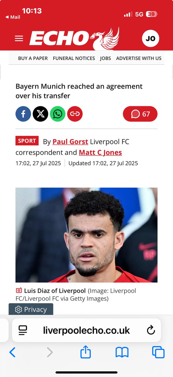 I'm so disappointed that it looks like he's leaving he always gave 100% and always got the fans off the seats when he got the ball👏but if he wants to go that's it!Im still trying to get over Kevin Keegan leaving our great club 😩YNWA