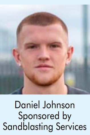 cgscdevelopment's tweet image. Dan Johnson is a new addition to the squad, Dan has already featured for the first team this season and will play a key part in the development team this season.
Dan is sponsored by: sandblastinguk.com