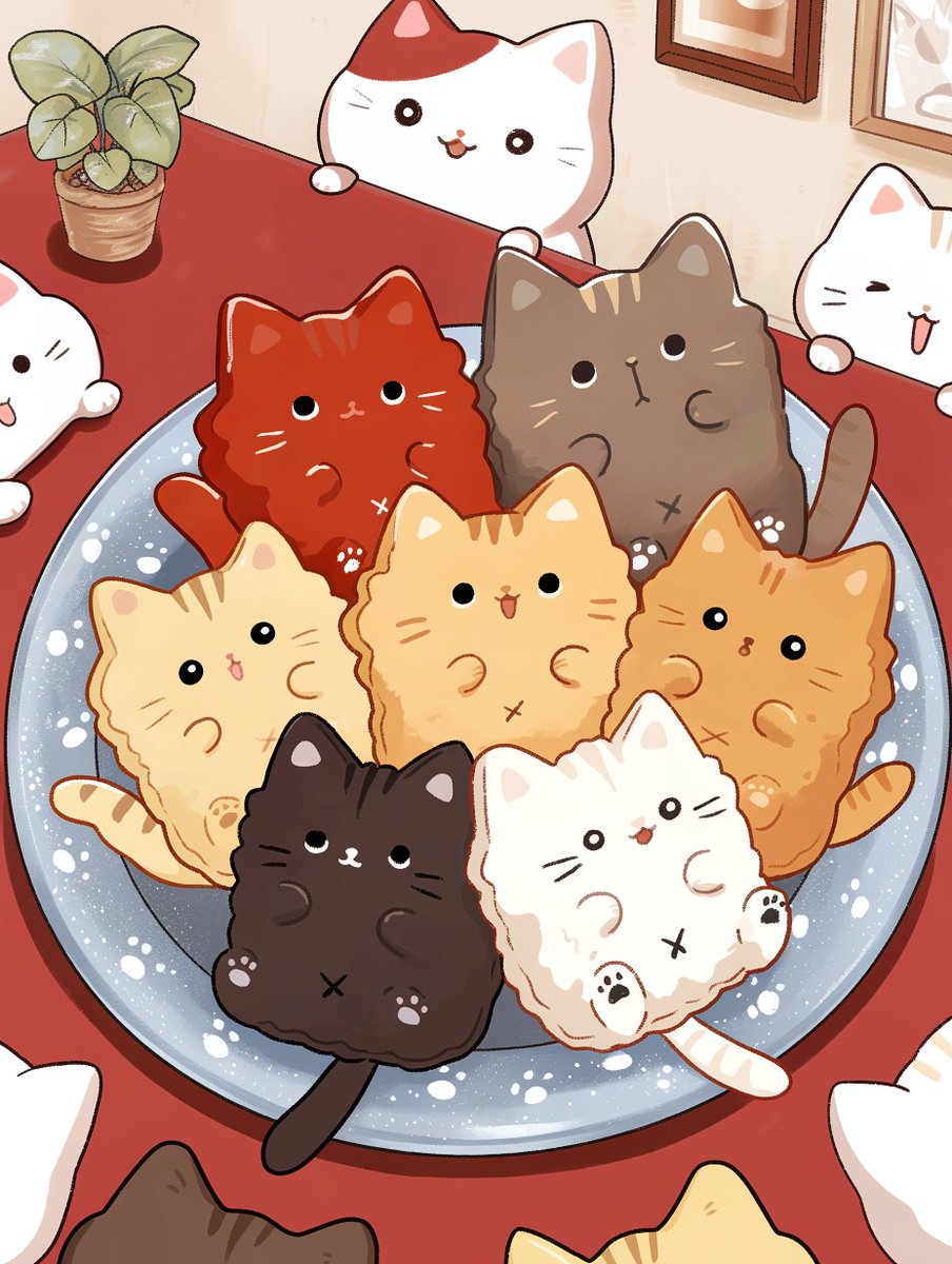 picocco77's tweet image. ネコクッキー
