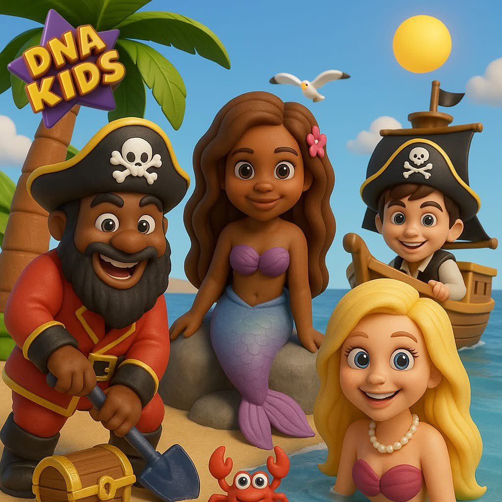 🧜‍♀️ Ahoy there, little adventurers! 🏴‍☠️ 

Get ready to dive under the sea and set sail on a swashbuckling quest with our magical Mermaids &amp; Pirates Party – the ultimate party for ages 4–7!

Dive into the fun: dnakids.co.uk/parties/mermai…

#MermaidsAndPiratesParty #DNAKids #KidsParties