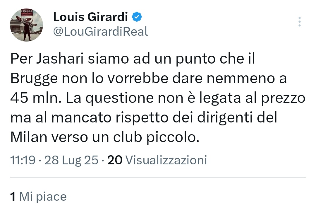 MutantFairy_'s tweet image. Ditemi in che modo il Milan ha mancato di rispetto al Brugge.