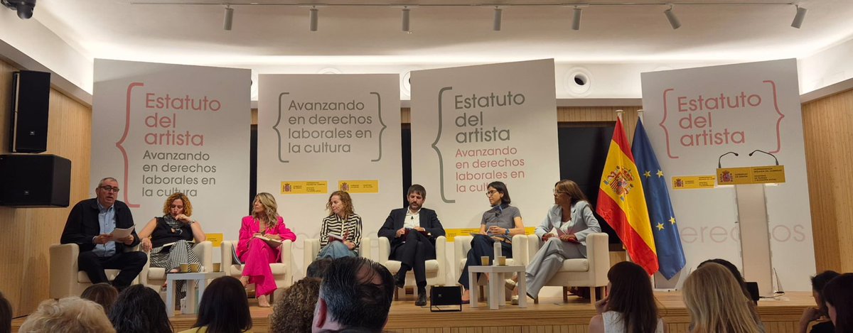 PROFILM (@profilm_esp) on Twitter photo Esta mañana estamos en la presentación del nuevo proyecto de Real Decreto de las personas artistas y técnicos. Mucho trabajo de diálogo previo para una propuesta en la que habrá que seguir trabajando. <a href="/culturagob/">Ministerio de Cultura</a> <a href="/empleogob/">Ministerio Trabajo y Economía Social</a> Esta mañana estamos en la presentación del nuevo proyecto de Real Decreto de las personas artistas y técnicos. Mucho trabajo de diálogo previo para una propuesta en la que habrá que seguir trabajando. <a href="/culturagob/">Ministerio de Cultura</a> <a href="/empleogob/">Ministerio Trabajo y Economía Social</a>