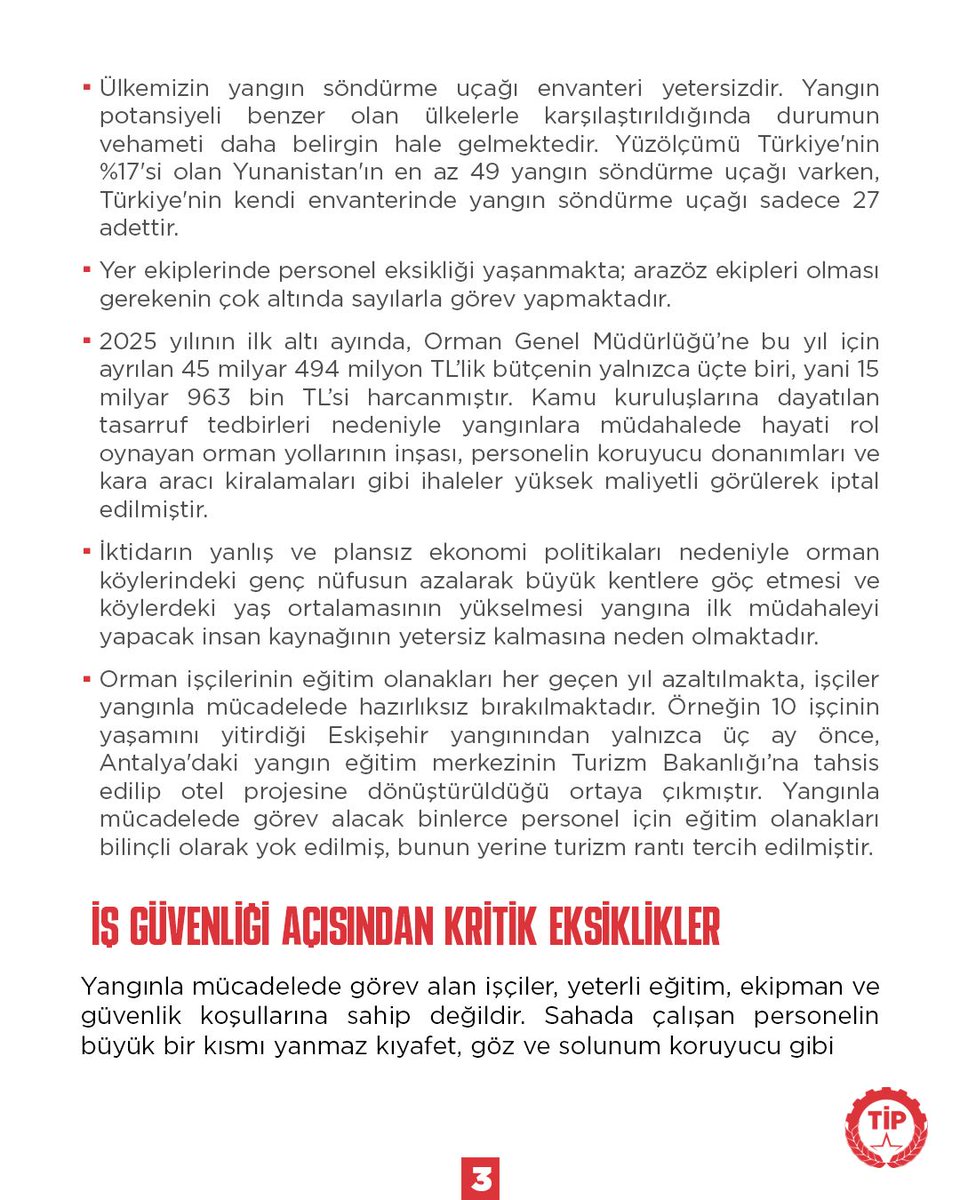 Orman Yangınları: Türkiye'nin Göz Göre Göre Kaybettiği Doğal Varlık

TİP Bilim Kurulu Ekoloji Çalışma Grubu'nun değerlendirme ve açıklaması (1/2)