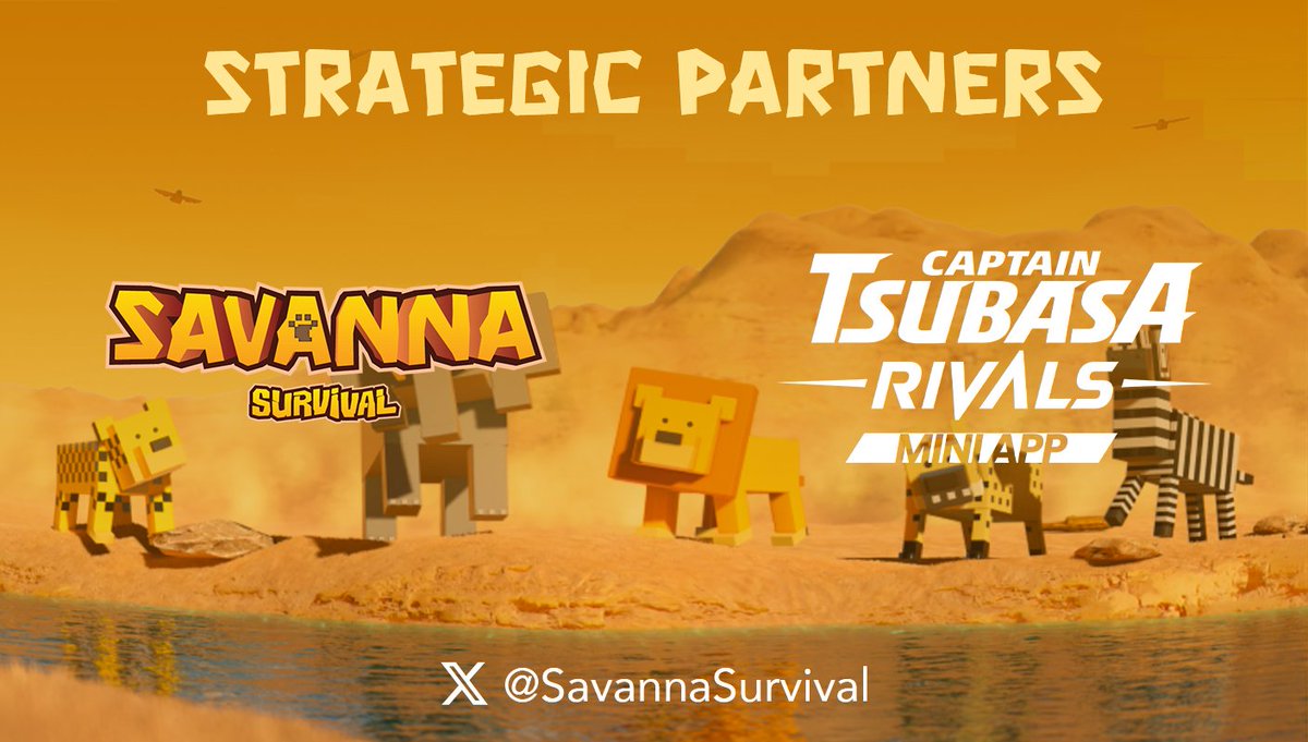 ๐น ๐๐๐_๐๐๐๐๐ (@p2e_space) on Twitter photo ๐น <a href="/SavannaSurvival/">SavannaSurvival</a> and <a href="/TsubasaRVonTG/">Captain Tsubasa -RIVALS- | Mini App</a> join forces to bring a new level of Web3 gaming to #LINE and #Telegram.
๐ฅ
Captain Tsubasa RIVALS brings anime football action to the blockchain.
โฝ๏ธ Savanna Survival delivers an intense Web3 survival experience.
๐ค Both are now available ๐น <a href="/SavannaSurvival/">SavannaSurvival</a> and <a href="/TsubasaRVonTG/">Captain Tsubasa -RIVALS- | Mini App</a> join forces to bring a new level of Web3 gaming to #LINE and #Telegram.
๐ฅ
Captain Tsubasa RIVALS brings anime football action to the blockchain.
โฝ๏ธ Savanna Survival delivers an intense Web3 survival experience.
๐ค Both are now available