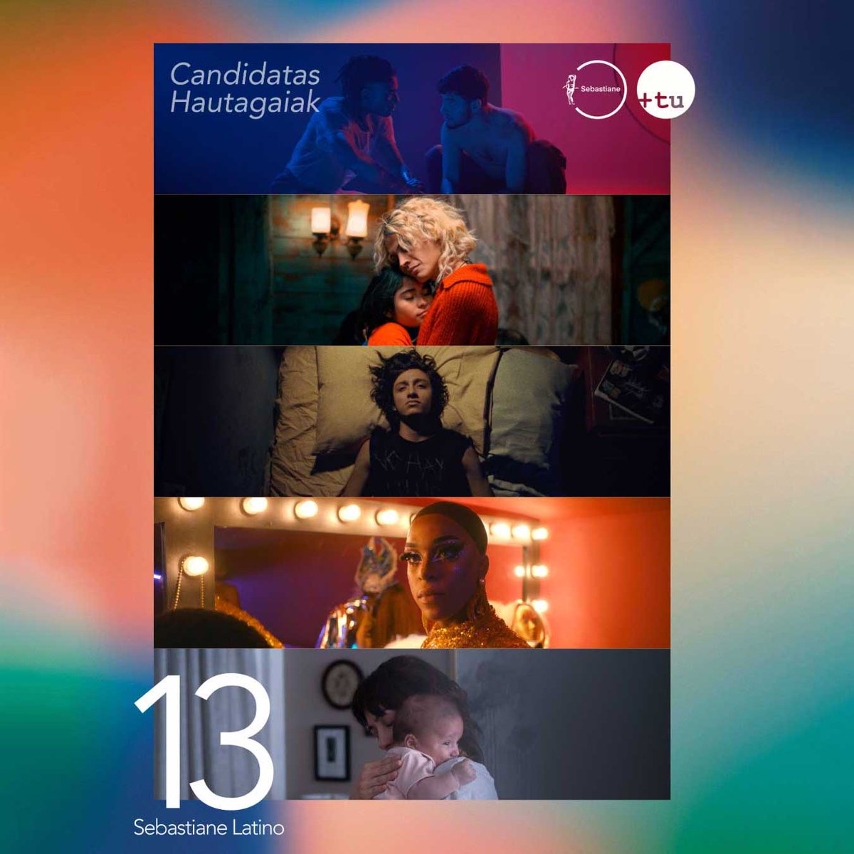 Donostia Zinemaldia - Festival de San Sebastián (@sansebastianfes) on Twitter photo #73SSIFF 🏳️🌈 Bost film lehiatuko dira XIII. <a href="/SebastianeAward/">Premio Sebastiane</a> Latino saria eskuratzeko.
🏆 <a href="/Gehitu_Elkartea/">Gehitu LGTBI+</a>-k ematen dio saria #LGBTQIA+ komunitatearen aldarrien eta balioen defentsa ondoen jasotzen duen Latinoamerikako film luzeari.
Hautagaiak:
🎞️ Ato noturno – Marcio Reolon, #73SSIFF 🏳️🌈 Bost film lehiatuko dira XIII. <a href="/SebastianeAward/">Premio Sebastiane</a> Latino saria eskuratzeko.
🏆 <a href="/Gehitu_Elkartea/">Gehitu LGTBI+</a>-k ematen dio saria #LGBTQIA+ komunitatearen aldarrien eta balioen defentsa ondoen jasotzen duen Latinoamerikako film luzeari.
Hautagaiak:
🎞️ Ato noturno – Marcio Reolon,