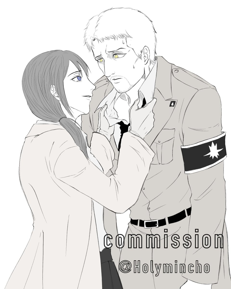 Holymincho's tweet image. 커미션 신청해주셔서 감사합니다~🥰
#aot #commission #reinerbraun #커미션