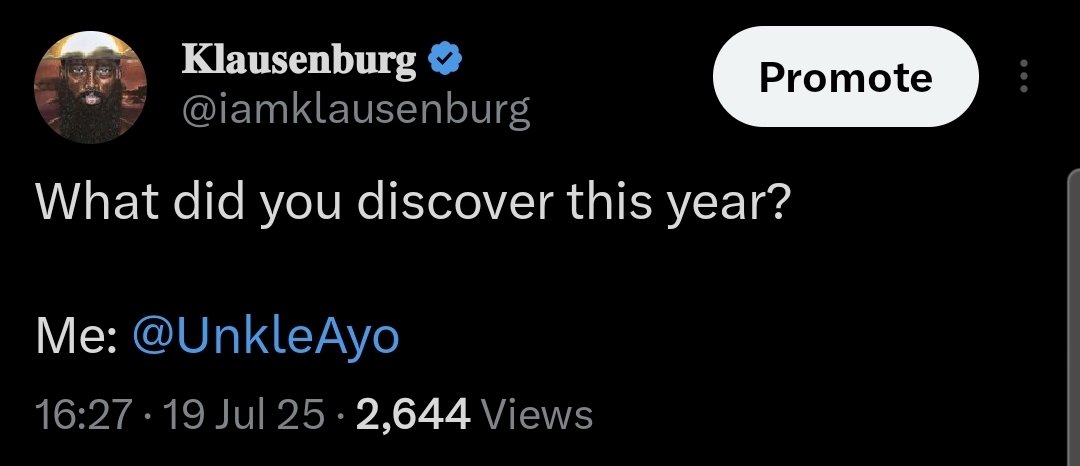 iamklausenburg's tweet image. I still stand on this as what made my 2025 ๐ very fun and inspiring.
Sharing a platform with a certain calibre of people is a blessing.
When you speak or act on the real world, people are marvelled by you.
You are learning from the very best.
@UnkleAyo
Bless up!
