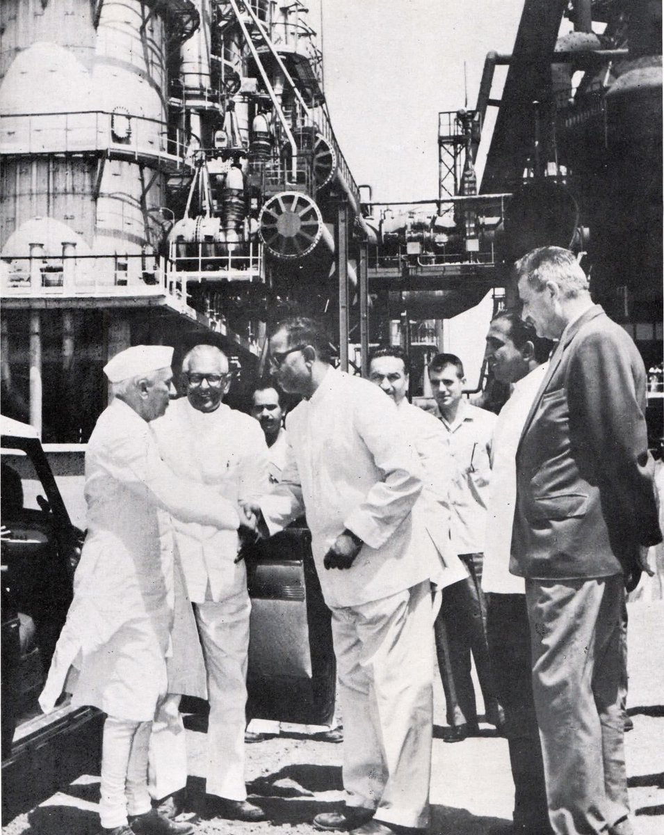 SubathraDevi_'s tweet image. At the Bhilai Steel Plant , 14 March 1963.
