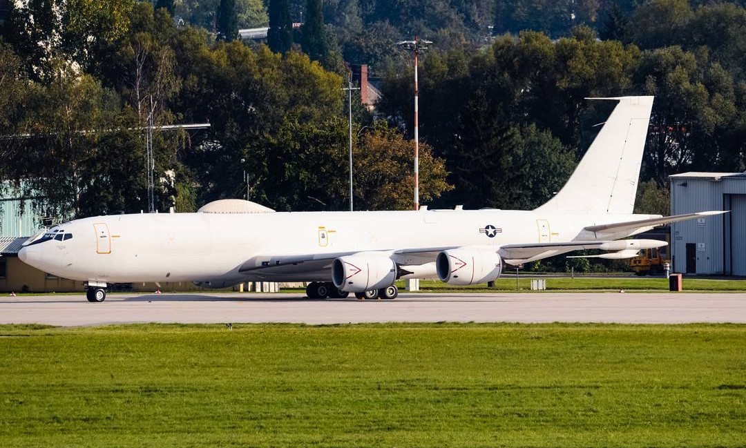 t5626a0719's tweet image. Aircraft/E-6A Mercury or E-8C Jointstar