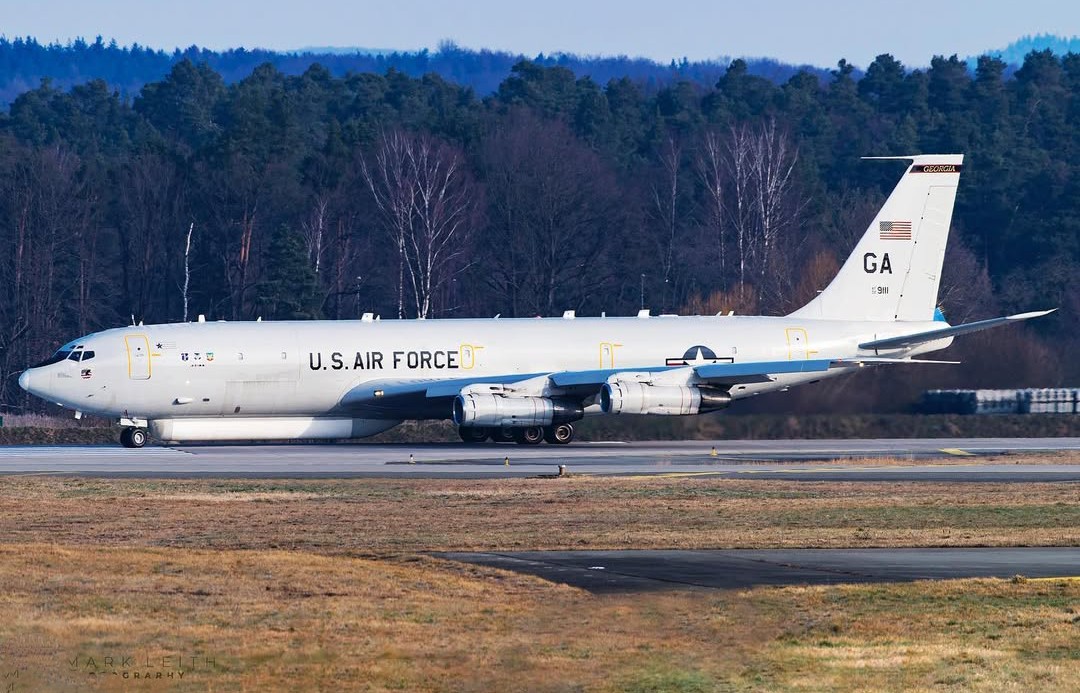 t5626a0719's tweet image. Aircraft/E-6A Mercury or E-8C Jointstar