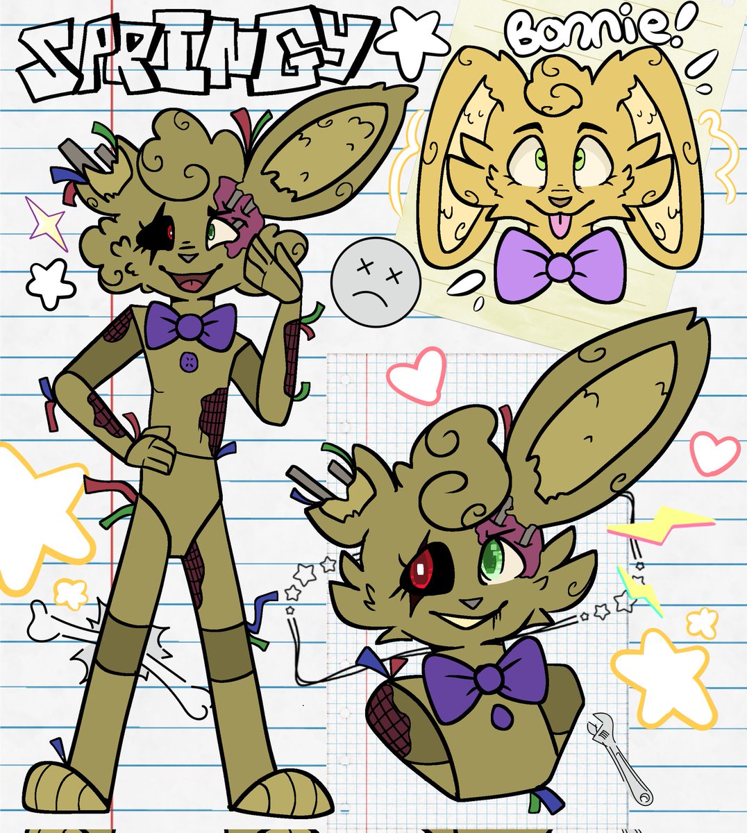 DolFinnDraws's tweet photo. Good morning world I'm still back posting a lot of the art I did on my hiatus 
This was my Springtrap phase 💪🏻

I was so busy I only did a piece every few weeks but for many weeks it was this fella https://t.co/Bs2YUvy7ax