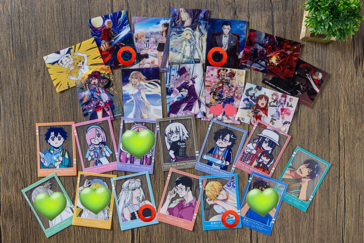 【交換譲渡】FGO KADOKAWA クリアカード（譲）画像参照（求）道満＞foxtail（道満と同数まで）、定価＋送料 フェス現地で1箱代行依頼済。現地受け渡しか郵送。○は道満のみ。道満へは複数提供可能です。よろしくお願いいたします。