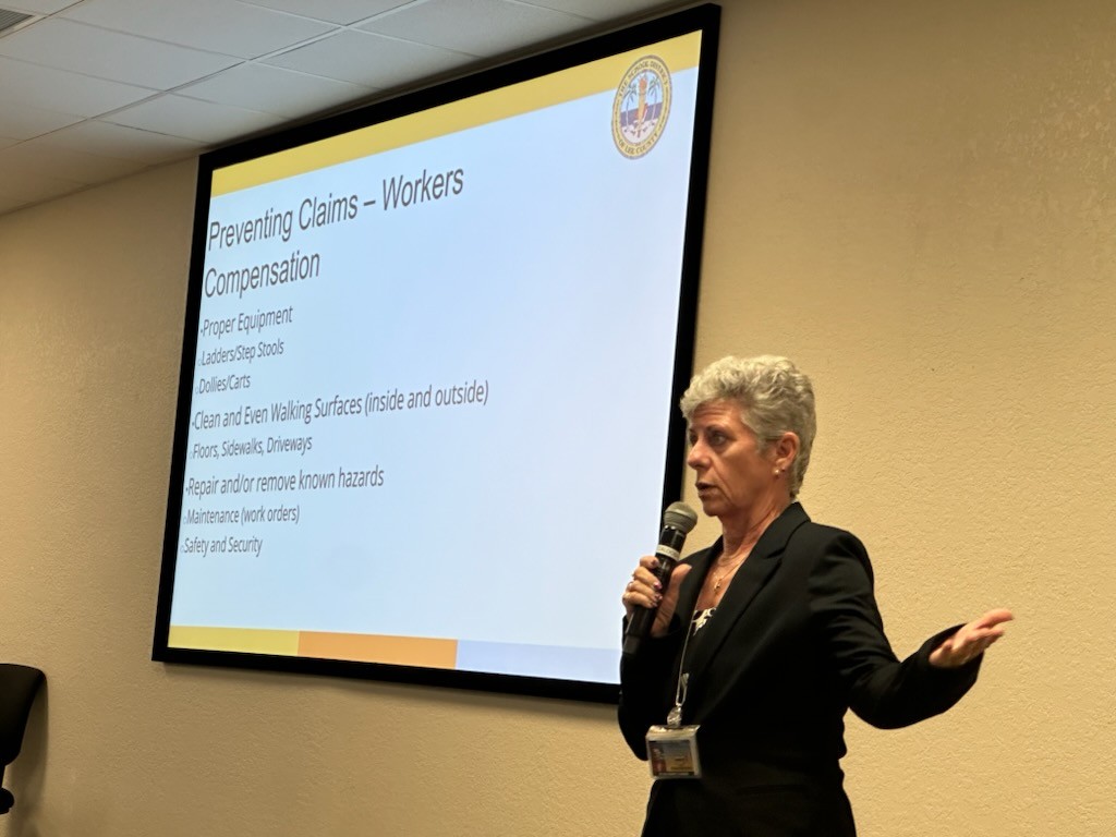 Great day of learning!
Today, our Assistant Principals are partnering with Safety and Security, Transportation, and Risk Management for APA Professional Development. This sharing of information ensures students and staff have a safe school year.
#loveleeschools #leeschools