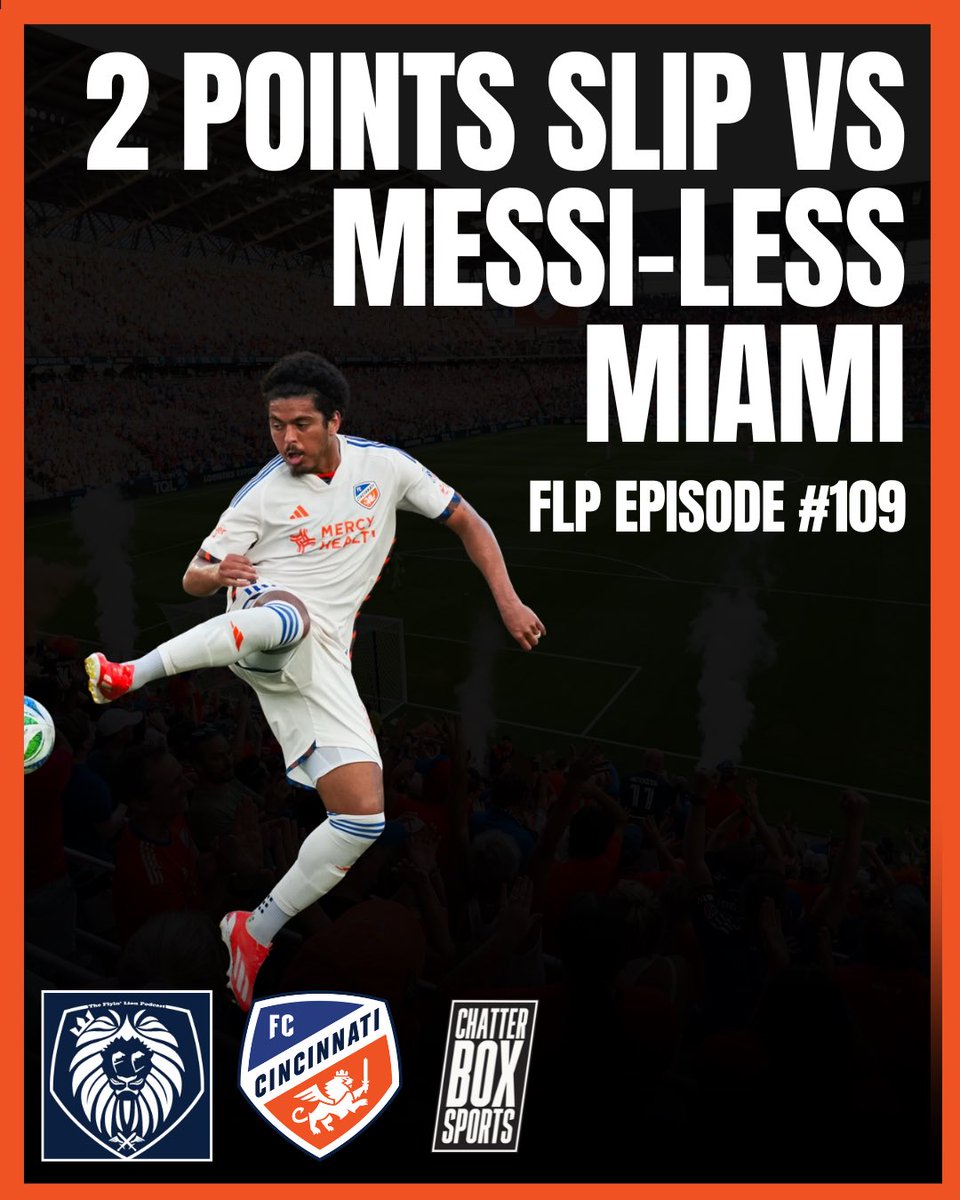 Flyinlionpod's tweet image. 🚨Episode 109🎙️Hard Fought Draw for FC Cincinnati
🔶 Missed opportunity vs Messi-less Miami? Lack of depth catching up?
🔷Evander shines at All-Star week⭐️
🔶Transfer Window opens! Who’s inbound?
🔷Leagues Cup Preview vs Monterrey!

#fccincinnati #fccincy

podcasts.apple.com/us/podcast/the…