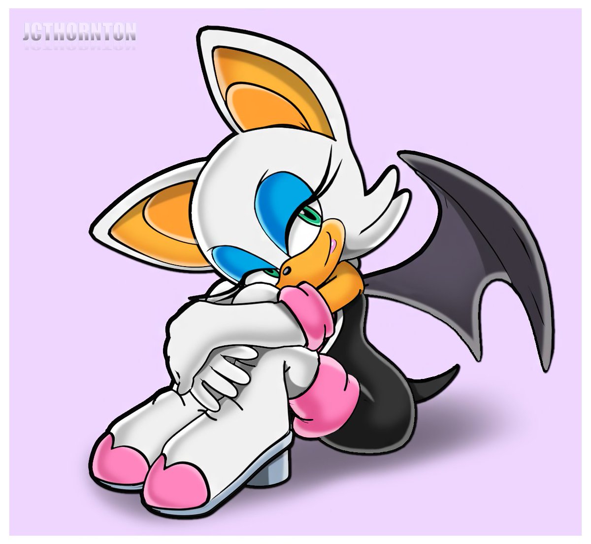 lIJCThorntonll's tweet image. Here&apos;s a finished render of my 2D-styled Rouge the Bat 3D model!
The pose is based on Lola Bunny, and the shading is similar to Sonic Adventure&apos;s art style. #SonicTheHedgehog #3D