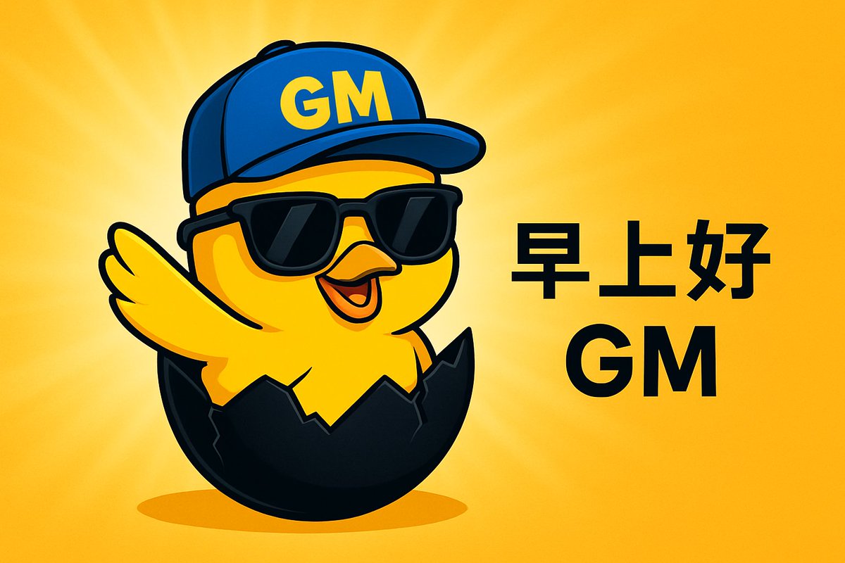 I'm Le (@iamle_69) on Twitter photo Meet the mascot "GM Chick" – The Face of a New Morning Culture!
$早上好 - (GM); <a href="/GM_cto_Four/">早上好 GM☀️CTO</a>
CA: 0xf49EBF1ED31c35fee3C7b1c6F0A8D17692614444
Our cheerful GM Chick hatches from a sleek black egg, rocking cool shades and a bold blue cap with “GM” proudly displayed. It represents Meet the mascot "GM Chick" – The Face of a New Morning Culture!
$早上好 - (GM); <a href="/GM_cto_Four/">早上好 GM☀️CTO</a>
CA: 0xf49EBF1ED31c35fee3C7b1c6F0A8D17692614444
Our cheerful GM Chick hatches from a sleek black egg, rocking cool shades and a bold blue cap with “GM” proudly displayed. It represents