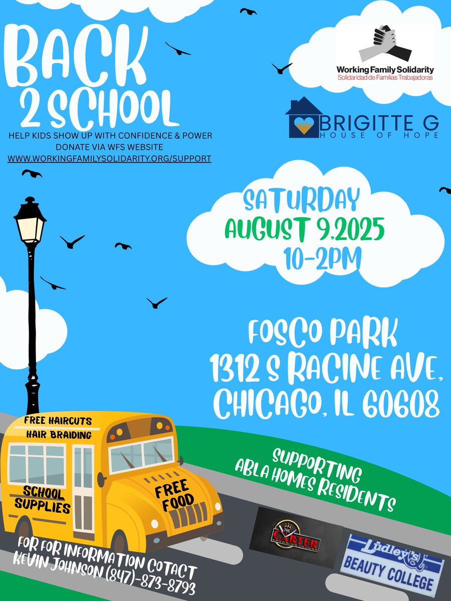 There’s still time to donate to our Back 2 School drive which helps our long-term organizing efforts with ABLA Homes

Every dollar helps a child start school prepared — and your gift might lower your taxes, too.

📷 Donate now: paypal.com/donate/?cmd=_s…

#GiveBack #BackToSchool