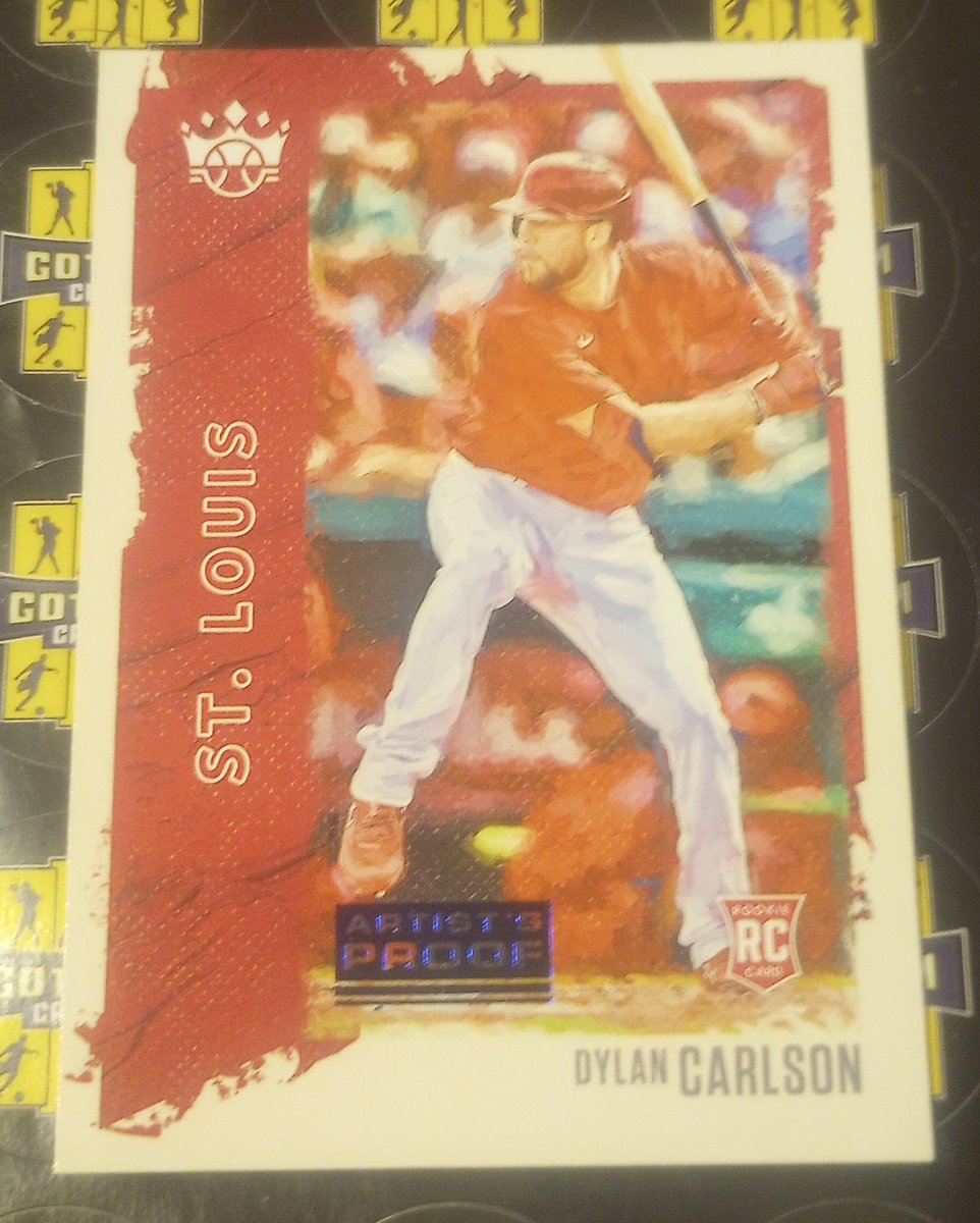 GotdemCards's tweet image. 2021 Diamond Kings Baseball Dylan Carlson #64 Artist&apos;s Proof RC #ForTheLou #Birdland  

$2.50 OBO

🏆 If you Repost This your Awesome 

🏆 If you tag people into this post Your Amazing

#TheHobbyFamily  #THFpro #thehobby #mlbx #sportscardsforsale #MLB #baseball #sportscards…