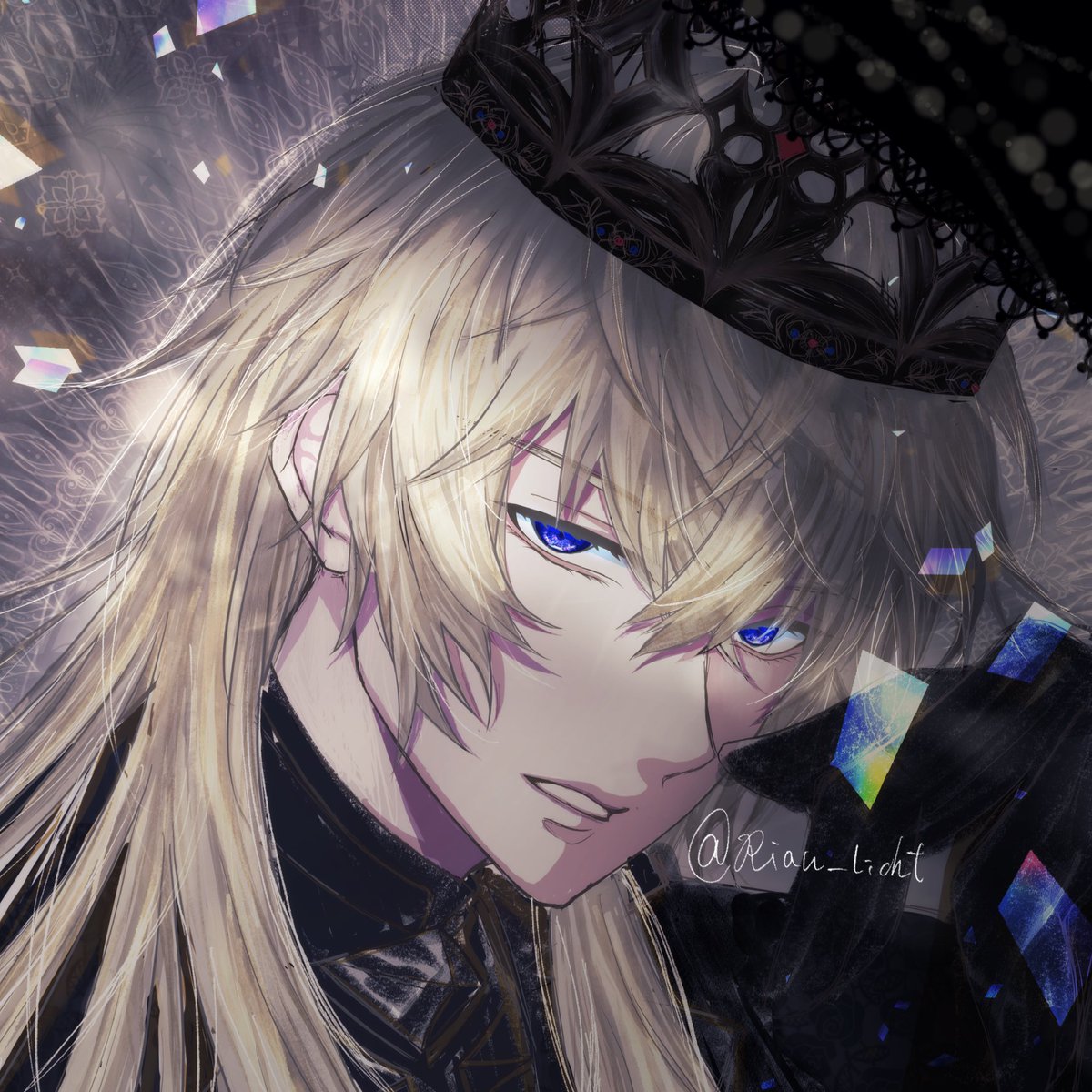 Rian_licht's tweet image. あそびー目のハイライトなし👑🌟