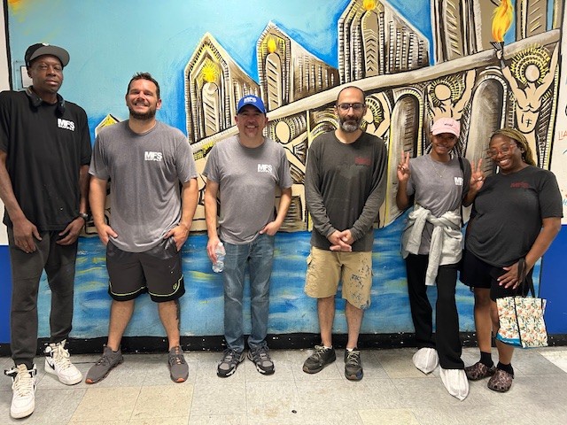 LMMCleveland's tweet image. LMM supporter MFS Supply painted the East Dock of our homeless shelter. This is now project #4 they have undertaken in the last year, which includes clearing brush, assembling office furniture &amp;amp; cleaning the yards of all LMM’s BNG homes. 

Thank You to such a wonderful partner!