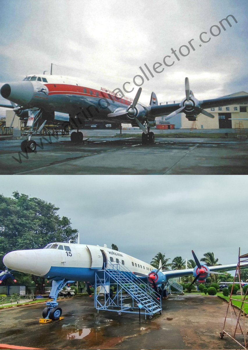 Let's recreate a memory!

Same aircraft, same angle of picture but six decades apart.

1960 &amp; 2025 - India's only preserved Lockheed L-1049G Super Constellation in its two avatar.

From VT-DHM "Rani of Ellora" to IN315, the Connie still stands tall to tell the bygone stories.
