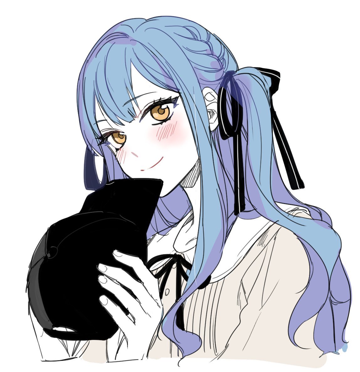 YRK_ev's tweet image. 친구가 그려준 사키코
으이카도주면서 둘중에골라달라고했더니 발칙하게 모자를그려줌 너무 아름다워서 눈뭏이남 ㅜㅜ엉엉