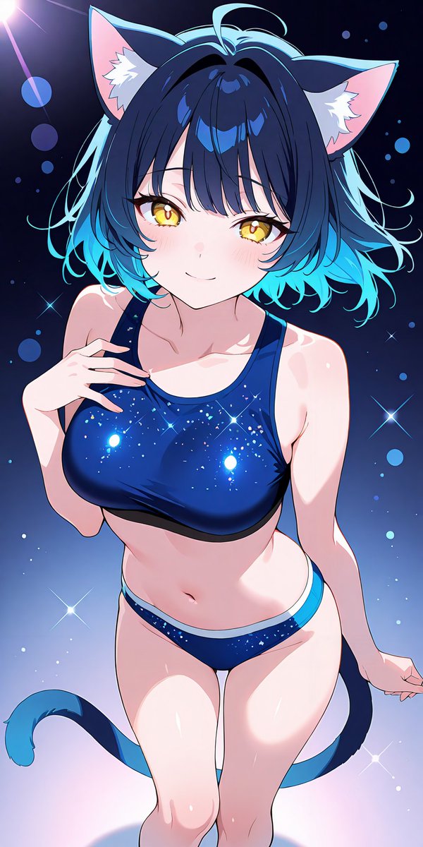 tosh_aish's tweet image. Sports Bra💙🐈
#AIスポブラ部