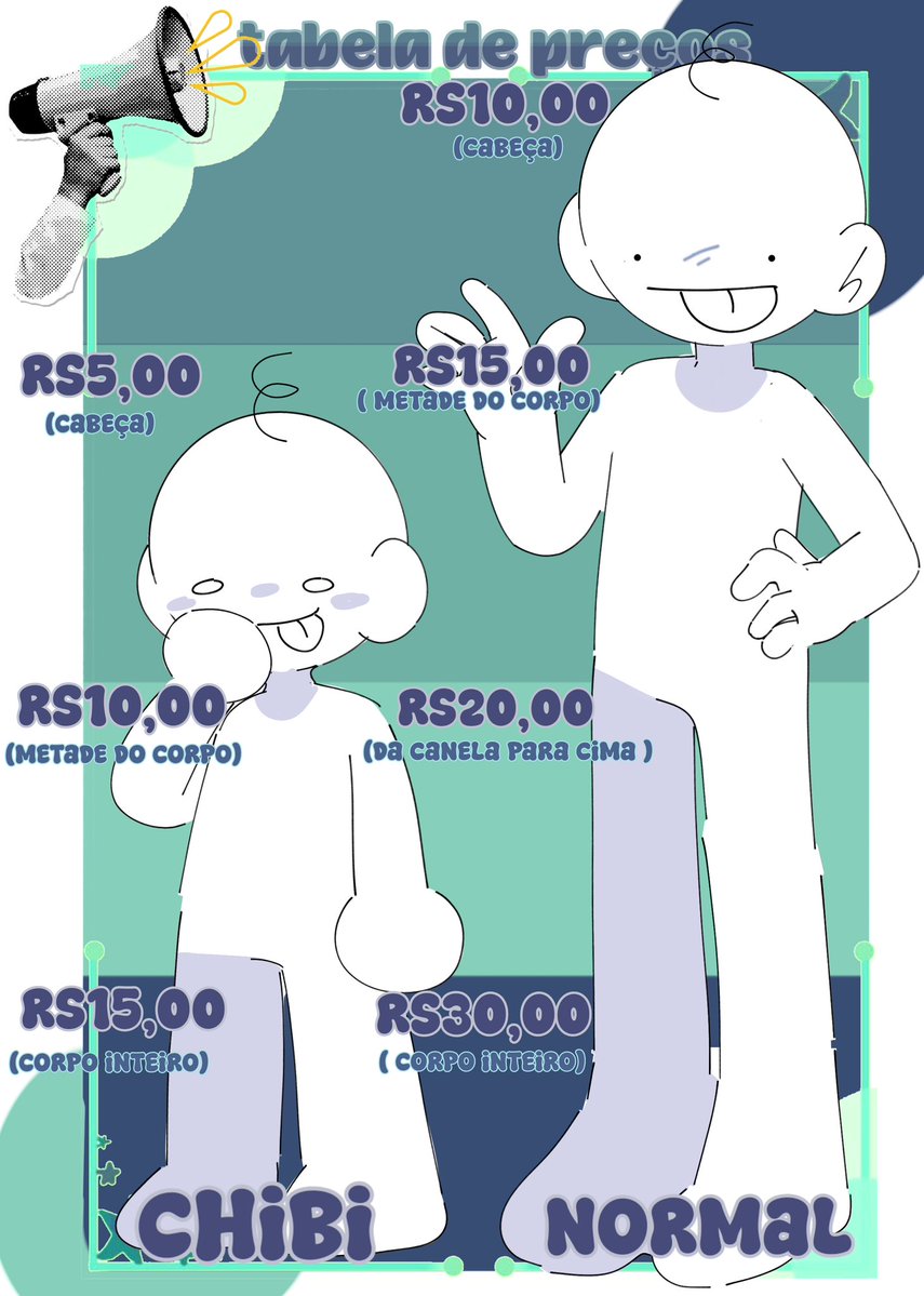 i_Gh0sTT's tweet image. ‼️✨️COMISSÃO ABERTAS✨️‼️
olá artistas estou oficialmente de volta!! Mudei e adicionei algumas coisas para que o meu trabalho chegue em mais gente!!
Enfim!! Qualquer outra dúvida me chama na DM
#art #comission