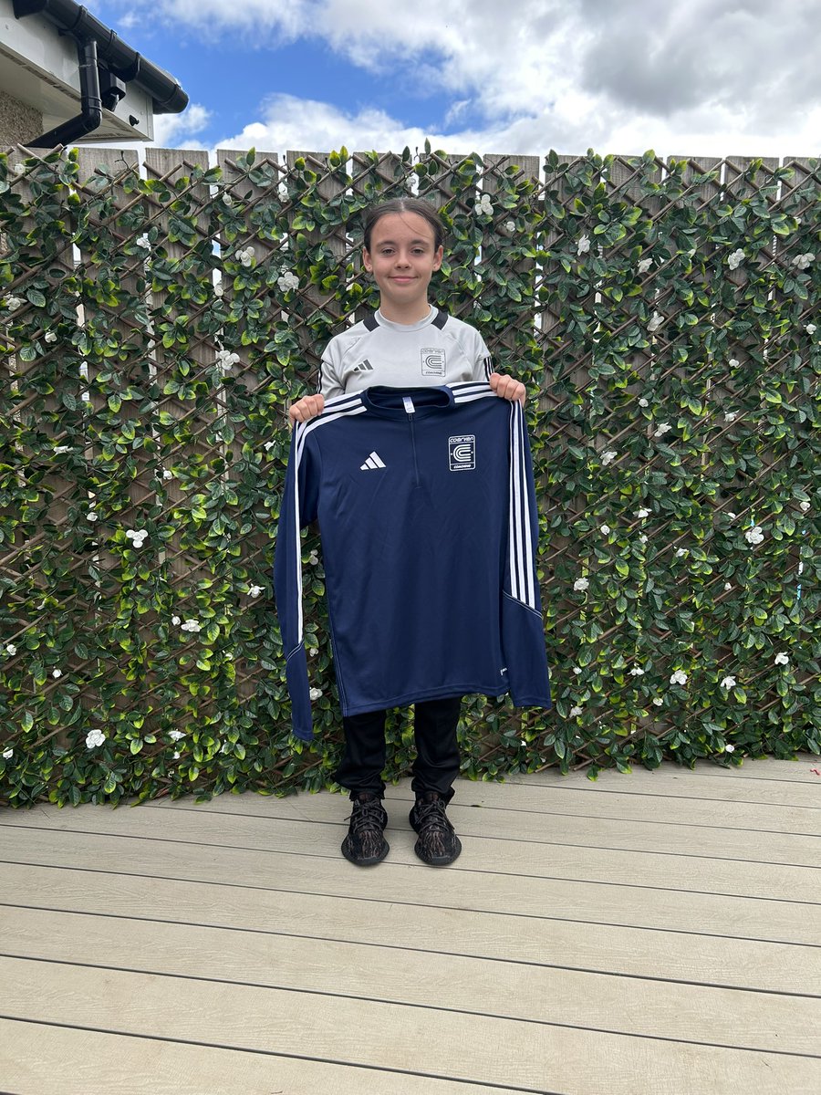 Delighted for Isla, selected as the Coaches Player for her performance at the Coerver national training camp in Glencoe last week
