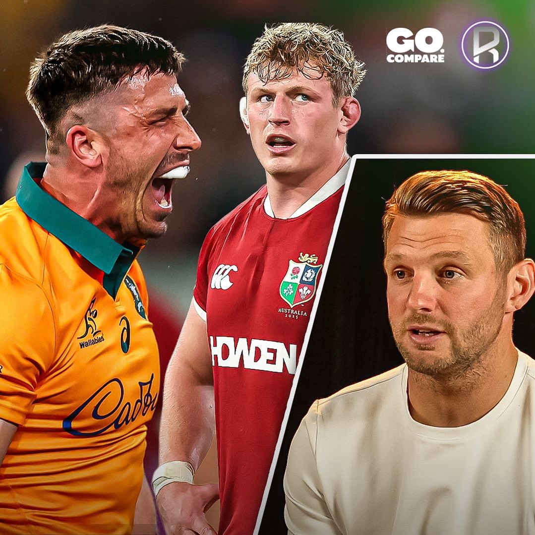 TheRugbyPod's tweet photo. Dan Biggar and Producer Rob break it all down Test 2 : standout stars, a fired-up Wallabies side, and that Jac Morgan clear-out 👀🎙️
https://t.co/2p2l4YhBDO
#GoCompare #TheRugbyPod #MCG #britishandirishlions#LionsVsWallabies https://t.co/j2RQDH5MSY
