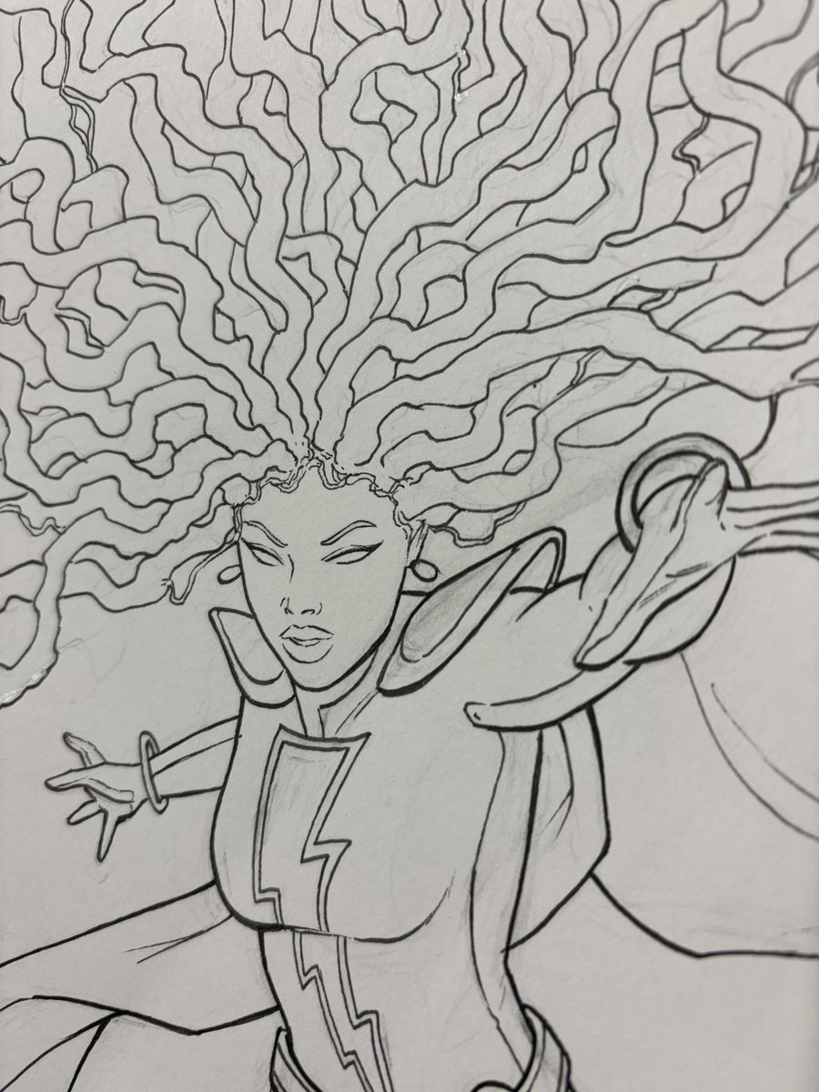 mattszee's tweet image. Cloud hair? Nah it’s lightning hair now