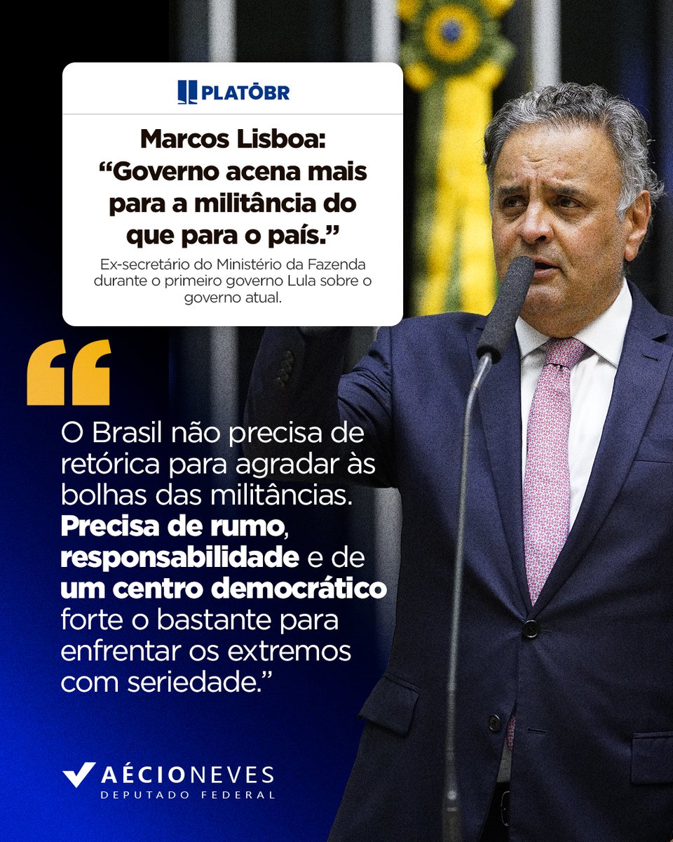 Marcos Lisboa, economista que integrou o primeiro governo Lula, foi direto: “a bravata agrada à militância, mas penaliza o Brasil.”

E ele tem razão.

Enquanto o governo tenta transformar o tarifaço americano em palanque ideológico, os brasileiros já perceberam que falta projeto