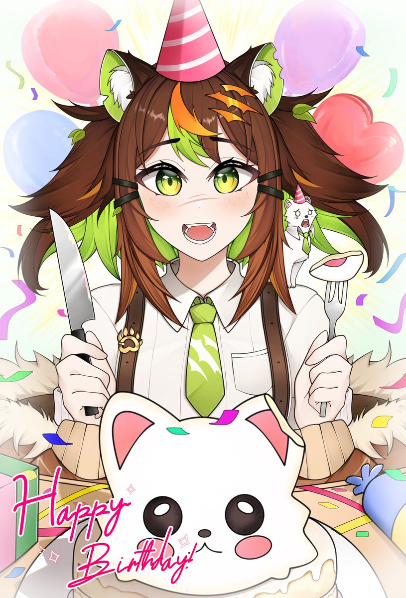 Autosann's tweet image. Happy Birthday again Furi Ferntail!
Remember to save some cake for Tachi!

Art by: @Awy_Pion11 

 #ILoveFuriArt #FuriFes2025