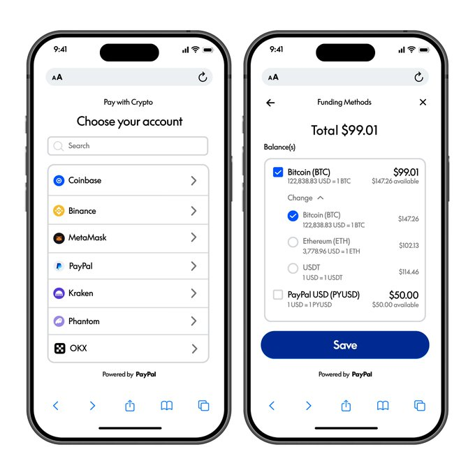 techconcatalina's tweet photo. 🔥BREAKING🔥

💳#PayPal agrega +100 #criptomonedas y lanza “Pay with Crypto”, su NUEVO MÉTODO DE PAGO para los comercios

✅Aceptarán pagos desde cientos de wallets
✅Reducirán comisiones internacionales hasta un 90%
✅Acceso INMEDIATO a los fondos

👀La integración #cripto ahora llega a los +650M de usuarios de PayPal