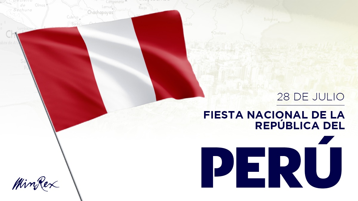 #Cuba 🇨🇺 felicita al pueblo y gobierno de la República del #Perú 🇵🇪 con motivo de sus Fiestas Patrias. 

Reafirmamos nuestra voluntad de seguir ampliando los vínculos bilaterales y la cooperación en beneficio de nuestras naciones.