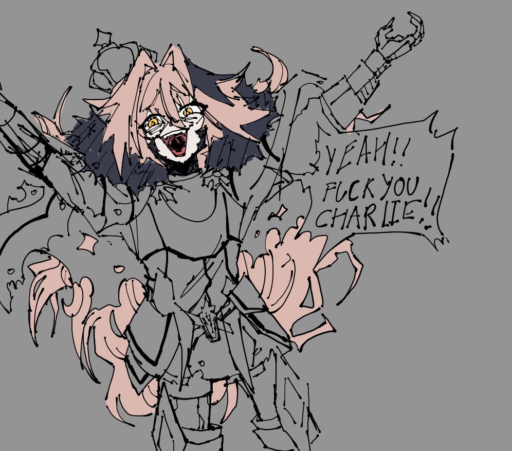 Isaacshouse2's tweet image. Shitty Alter Astolfo design sketch i made
