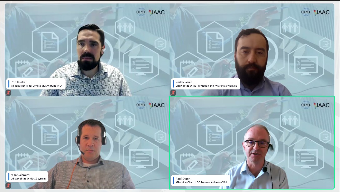IAAC_Official's tweet image. Robert Knake, IAAC MLA Vice Chair &amp;amp; ILAC rep, opens the webinar highlighting the importance of collaboration between accreditation and legal metrology.
#IAAC #ILAC #OIML #OIMLCS #Accreditation #LegalMetrology