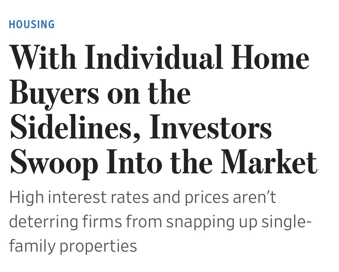 IlliquidInsight's tweet image. Housing is already too expensive, and investors are making it worse 💀: