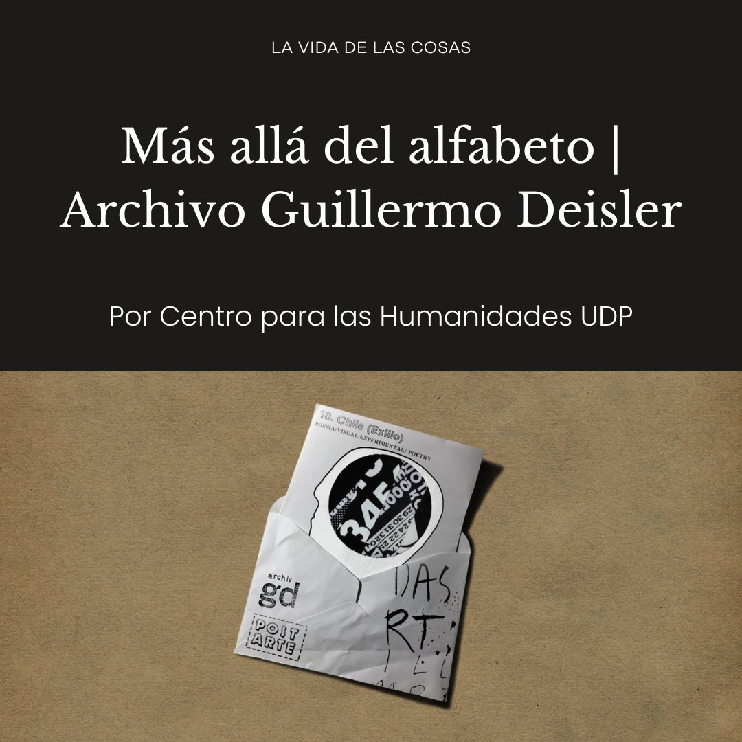 Compartimos la última entrega de la serie documental La vida de las cosas, sobre el poeta visual y exponente del arte correo Guillermo Deisler, quien atesoró tanto sus propios trabajos como las creaciones de su extendida red de colaboradores. revistasantiago.cl/literatura/mas…