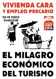 cgt_lkn's tweet image. El milagro económico del #turismo