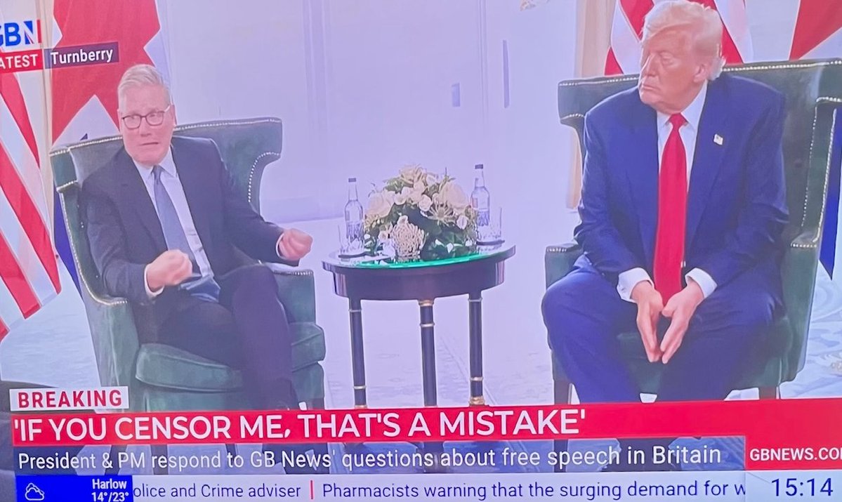 Howard Cox (@howardccox) on Twitter photo .<a href="/realDonaldTrump/">Donald J. Trump</a> just told the world that lower taxes bring growth, and a borehole a metre wide is a thousand times more efficient than wind turbines. Additionally, he told Starmer that <a href="/SadiqKhan/">Sadiq Khan</a> is a nasty person. Are you listening, Prime Minister, to the truth? .<a href="/realDonaldTrump/">Donald J. Trump</a> just told the world that lower taxes bring growth, and a borehole a metre wide is a thousand times more efficient than wind turbines. Additionally, he told Starmer that <a href="/SadiqKhan/">Sadiq Khan</a> is a nasty person. Are you listening, Prime Minister, to the truth?