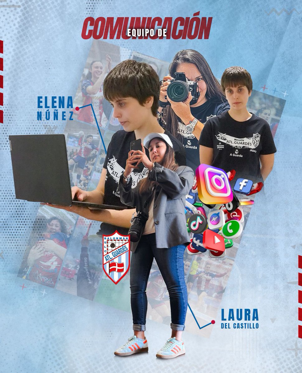 📢 Equipo de comunicación 2025/2026

📲 Laura del Castillo, publicista responsable de xestión de patrocinios, deseño e RRSS

✍️ Elena Núñez, xornalista responsable de prensa, relación con medios e RRSS 

Apostamos pola boa imaxe do Club da man dunha comunicación de calidade 🤝❤️‍🔥
