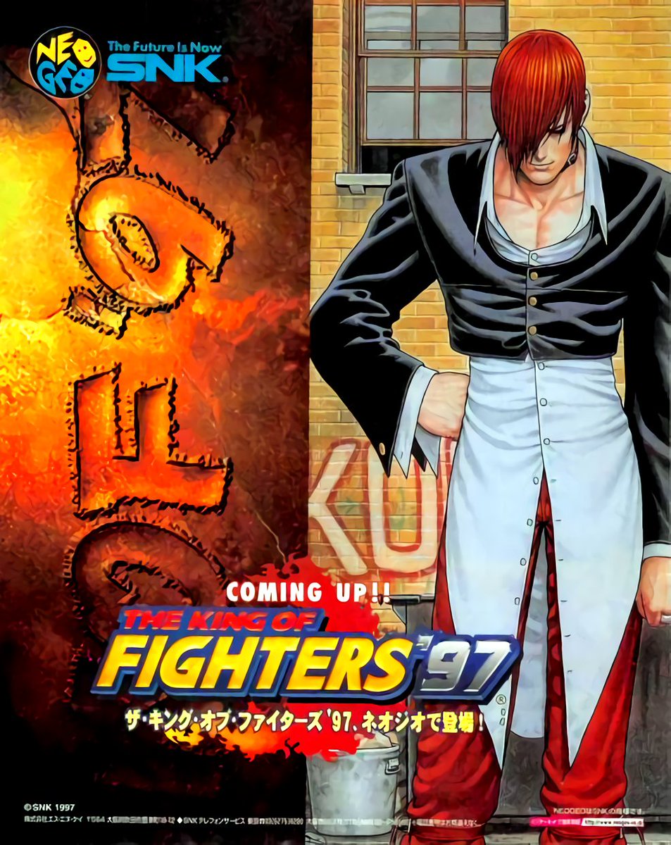 #KOF #TheKingOfFighters '97 #Arcade version was released in Japan 28 years ago (July 28, 1997)    

#TodayInGamingHistory #OnThisDay
