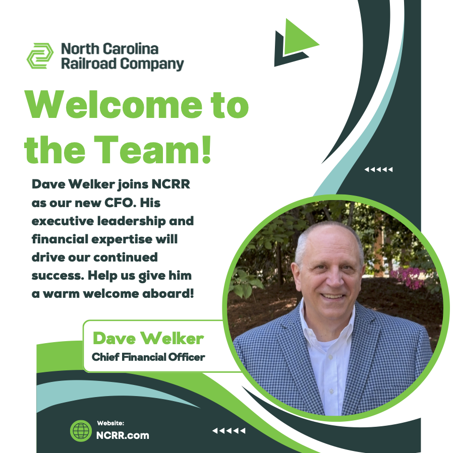 Big welcome to Dave Welker, NCRR’s new CFO! His financial expertise and leadership are key to our continued momentum. Welcome aboard, Dave. #ForeverInMotion