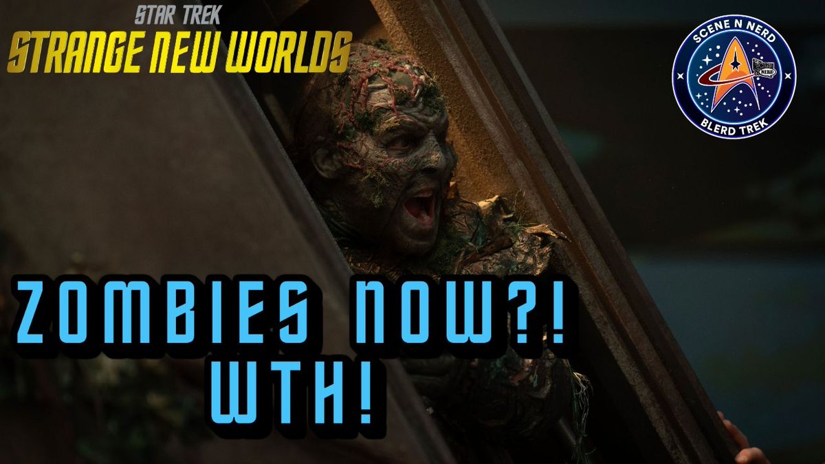 Zombies in Star Trek? Yes, you heard that right! 🧟♂️ Check out my review of the latest episode of Strange New Worlds, where I discuss character arcs and emotional stakes! Video premieres Monday, 7/28 at 11:30 a.m. ET#StarTrek #BlerdTrek 
youtu.be/rV2rxZn8apE?si…