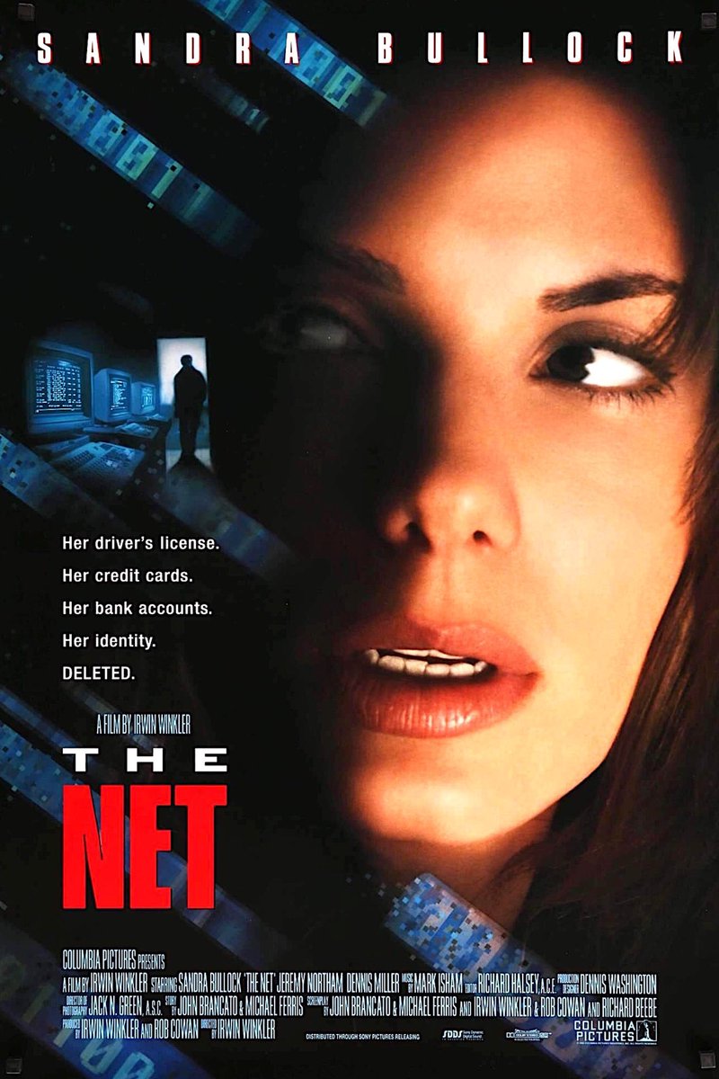 #TheNet was premiered in United States 30 years ago (July 28, 1995)     

#OnThisDay #OnThisDayInFilm