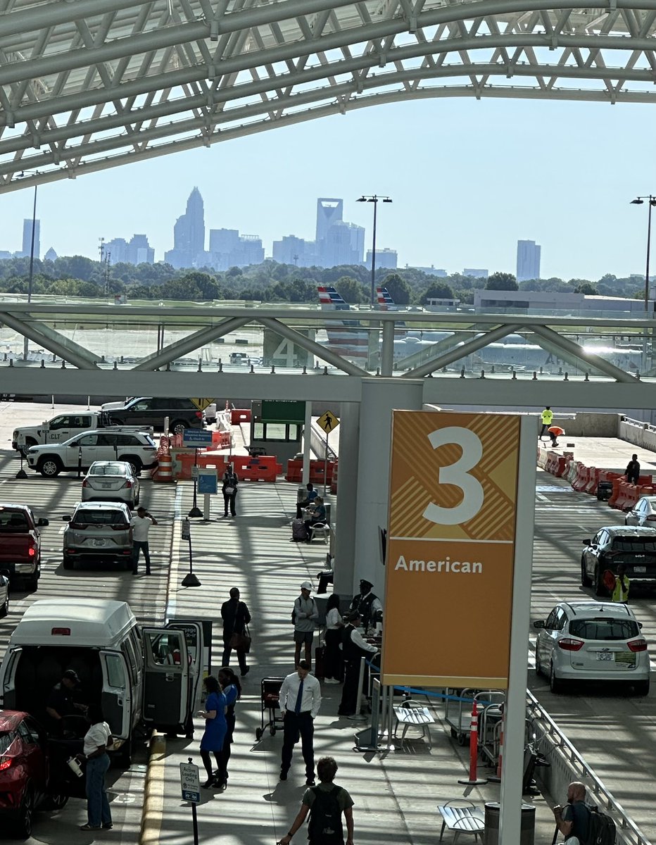 One more week in NYC. Beautiful view of the Charlotte airport. The QC has done a ton of work at the airport the last few years.