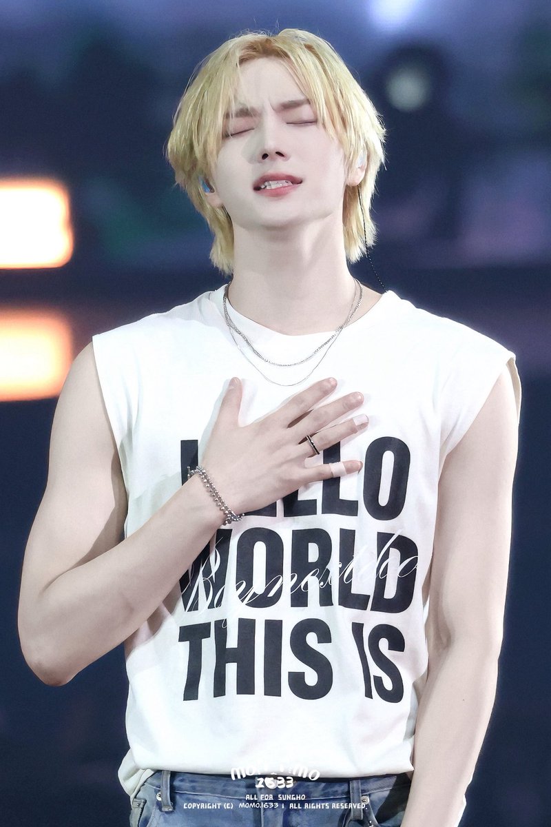 ソンホくんの初明色ビュジュよすぎてたまげる💧✨