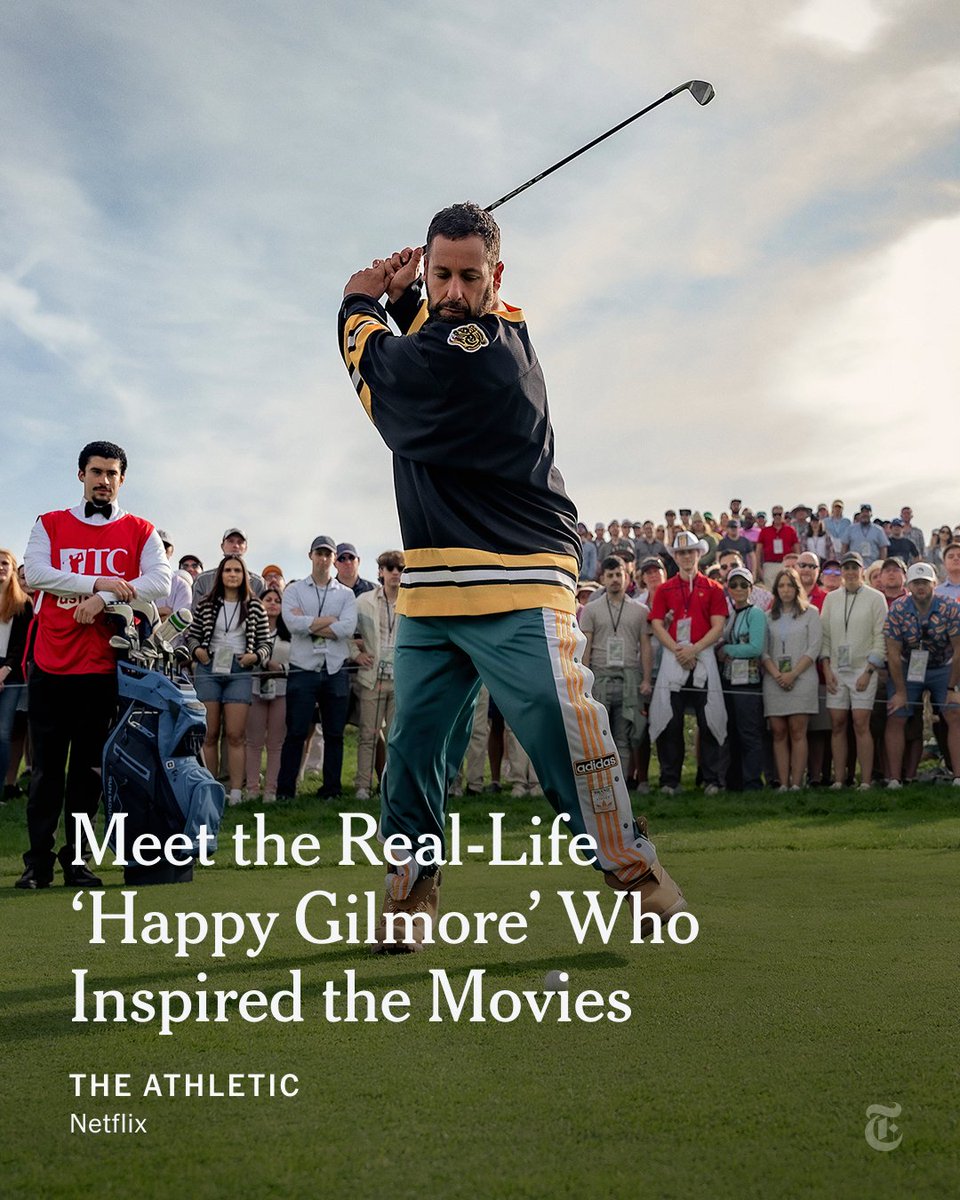 The New York Times (@nytimes) on Twitter photo From <a href="/TheAthletic/">The Athletic</a>: "Happy Gilmore" helped Adam Sandler become one of the most bankable, beloved presences in comedy. It all might have never happened without the elementary school classmate known to Sandler as simply “McD.”
nyti.ms/46w3PG7 From <a href="/TheAthletic/">The Athletic</a>: "Happy Gilmore" helped Adam Sandler become one of the most bankable, beloved presences in comedy. It all might have never happened without the elementary school classmate known to Sandler as simply “McD.”
nyti.ms/46w3PG7